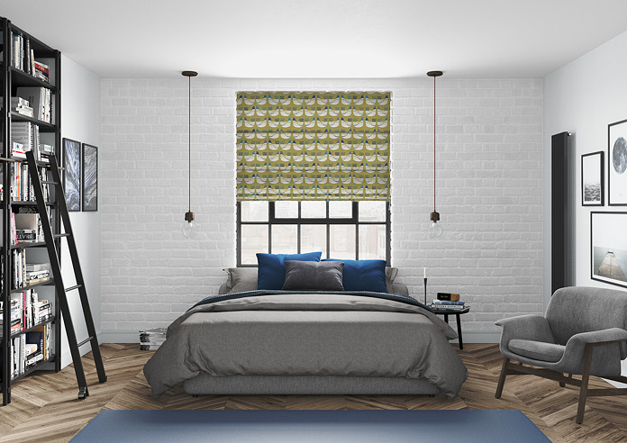 Cluck Cluck, Capri - Roman Blind - Image 5